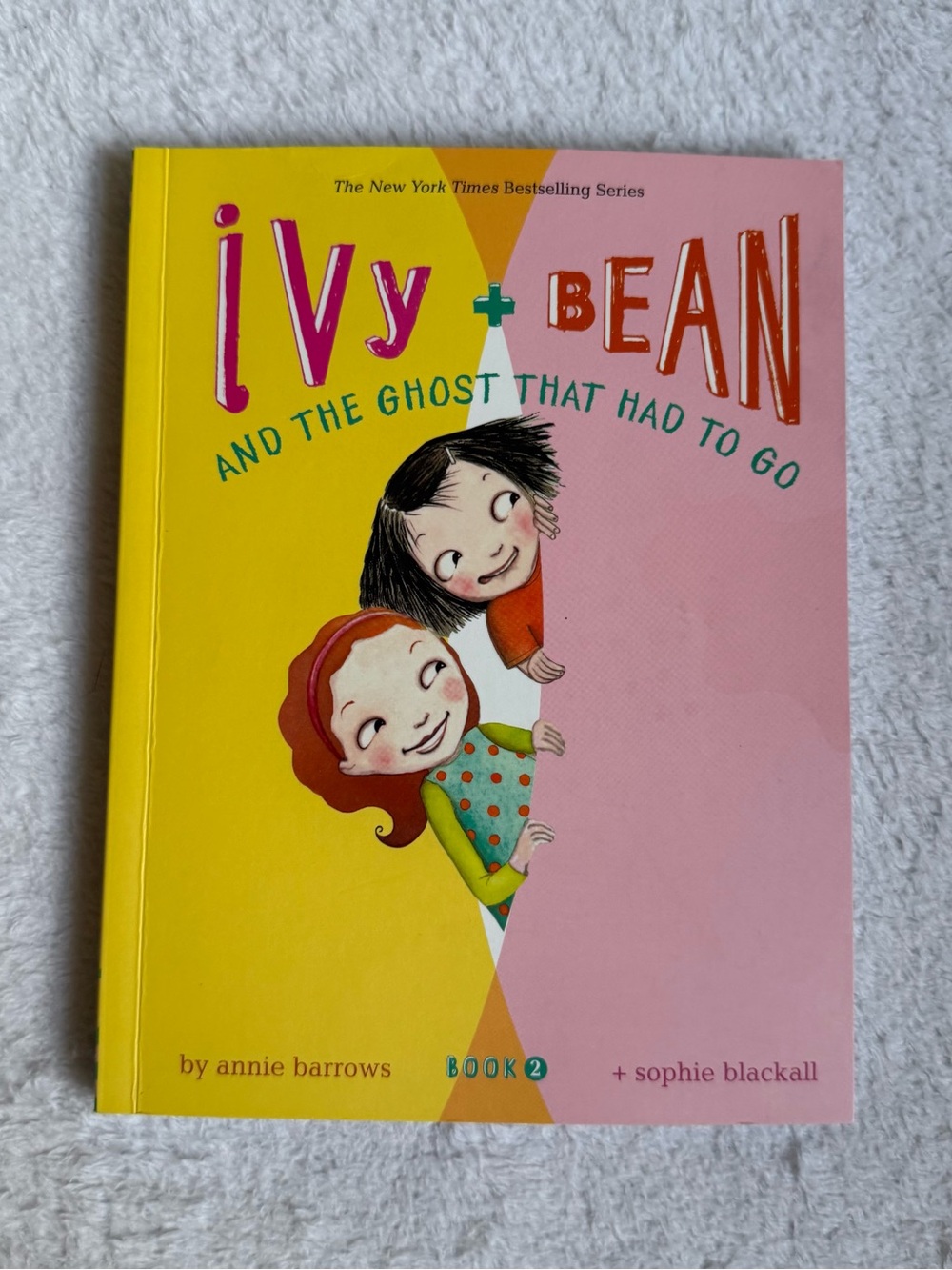 Chronicle Books Ivy + Bean and the Ghost That Had to Go - Pink & Yellow